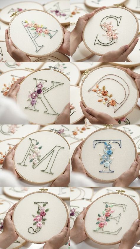 Letter A Embroidery Pattern, Embroidery Letter Designs, Letter Embroidery Patterns Alphabet, Hand Embroidery Letters Alphabet, Embroidery Alphabet Patterns, Alphabet Embroidery Patterns Letters, Embroidery Alphabet Letters Design, Embroidery Words Letters, Initial Embroidery Letters