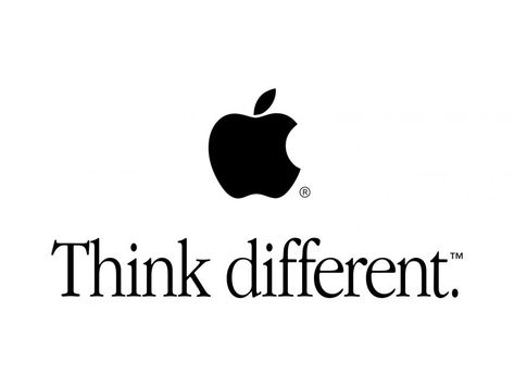 Think Different Illustration, Apple Logo Png, Think Different Apple, Apple Logo Design, Different Logo, Apple Vector, Think Different, Color Tag, Logotype Design