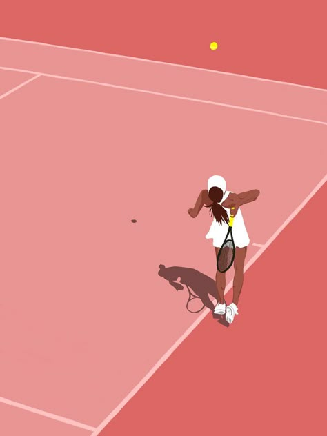 Vanessa Vanderhaven Tennis Illustration, Tennis Artwork, Sports Illustrations Art, Tennis Wallpaper, Tennis Posters, Tennis Art, Tennis Aesthetic, Tennis Girl, Tennis Party