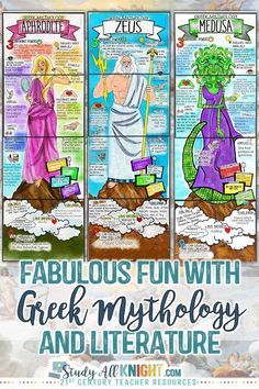 Greek Mythology Gods And Goddesses, Mythology Gods And Goddesses, Greek Mythology Lessons, Biography Graphic Organizer, Body Biography, Collaboration Activities, Greek Civilization, Biography Project, Greek Theater