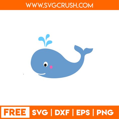 Whale Svg Free, Whale Svg, Shirts Cricut, Whale Birthday, Cameo Crafts, Cricut Baby, Baby Whale, Diy Yarn, Diy Bebe