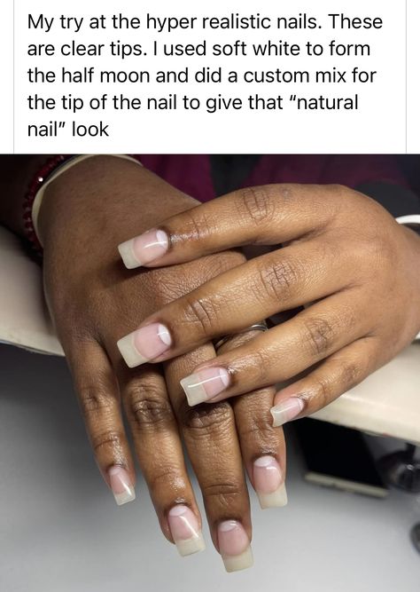 Hyper Realistic Nails Gel, Realistic Nails Acrylic, Hyper Realistic Nails, Realistic Nails, Polygel Nail Art, Half Moon Nails, Acrylic Toes, Acrylic Toe Nails, Nice Nails