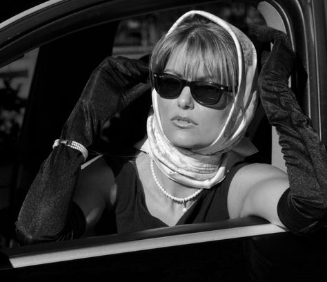 Civil Marriage, David Bailey, Silk Headscarf, Convertible Car, Fifties Fashion, Classy Aesthetic, Catherine Deneuve, Jane Birkin, How To Wear Scarves