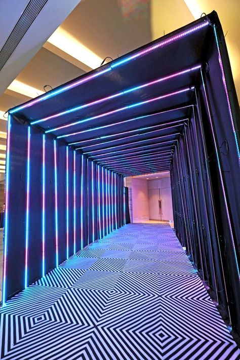 Walkway to the Mad-Rix i.e MC Madrix V1.0 from the house of Marriage Colours | Sangeet Setup Sangeet Setup, Sangeet Night, Walkway Lighting, Diamond Wedding Jewelry, Light Decor, Walkway, Chennai, Celebrity Weddings, Bar Decor