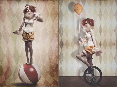 Vaudeville Aesthetic, Pippin Costumes, Circus Burlesque, Circus Photography, Haunted Circus, Circus Tattoo, Circus Vintage, Concept Shoot, Circus Outfits