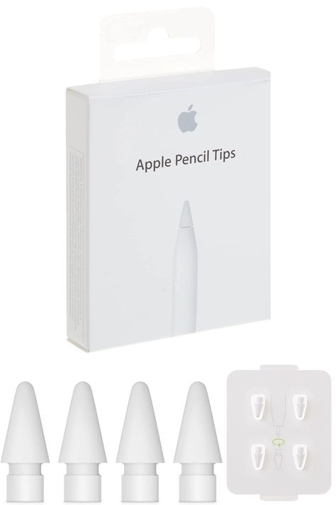 Keep extra tips for your Apple Pencil at the ready.
Compatible with Apple Pencil (1st generation) and Apple Pencil (2nd generation).
Made by Apple
What's in the Box: Four extra tips for Apple Pencil. Apple Pencil Tips, Apple Gadgets Iphone, Apple Pencil Case, Apple Pen, School Organization Notes, Birthday List, School Organization, Office Products, Apple Pencil