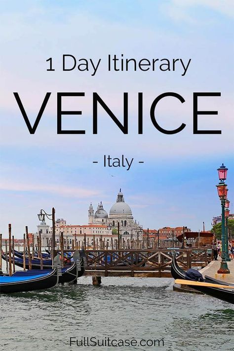 Venice In One Day, Venice Italy Map, Venice Things To Do, Venice In A Day, Venice Map, 1 Day Trip, Venice City, Italy Honeymoon, Visit Venice