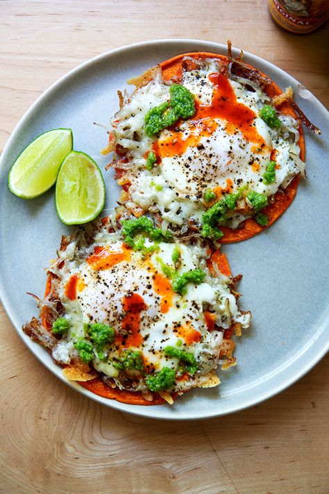 Weekend Brunch Ideas, Taco Inspiration, Easy Brunch Ideas, Egg And Potato, Scape Pesto, Cheese Taco, Small Potatoes, Cheese Tacos, Turmeric Health