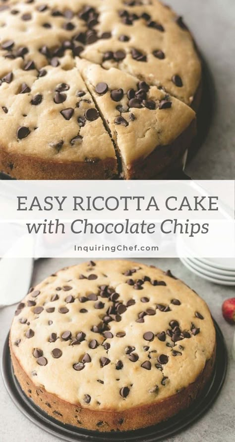 Cake Made With Ricotta Cheese, Cakes With Ricotta Cheese, Baking With Ricotta Cheese, What Can I Make With Ricotta Cheese, What To Make With Ricotta Cheese, Desserts With Ricotta Cheese, Cake Mix Recipes Boxed, Ricotta Cheese Recipes Dessert, Recipes With Ricotta Cheese