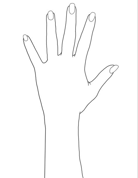 Body Reference For Tattoo, Printable Nail Art, Body Templates, Hand Outline, Stuff To Color, Body Outline, Tattoo On Hand, Body Template, Tattoo Outline Drawing