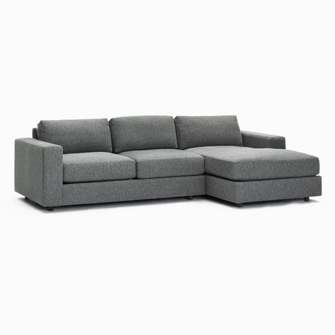 Chaise Sectional Sofa, Comfortable Sectional, Sectional Sofa With Chaise, Grey Couches, Sofa With Chaise, Fantastic Furniture, Vine Design, Sofa Seats, Chaise Sectional