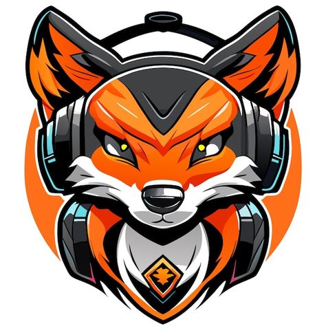 Detailed fox gaming mascot logo | Premium Vector #Freepik #vector #gaming #fox-logo #wolf-logo #mascot-logo Logo Gamers, Monitor Wallpaper, Fox Vector, Gaming Mascot Logo, Fox Logo Design, Dual Monitor Wallpaper, Games Logo, Mascot Logos, Fox Character