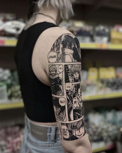 Hero Tattoo, Avengers Tattoo, Hunter Tattoo, Pop Art Tattoos, Full Tattoo, Nerd Tattoo, Manga Tattoo, One Piece Tattoos, Naruto Tattoo