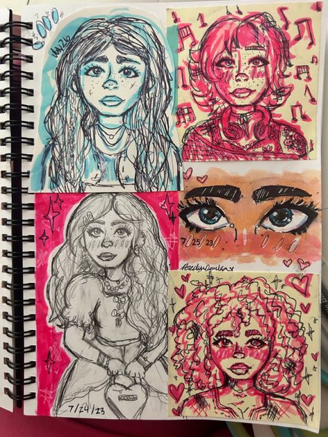 Pubk blue sketches and doodles Blue Sketches, Messy Sketches, Messy Sketchbook, Sketch Markers, Sketchbook Pages, Art Inspo, Markers, Sketch Book, Doodles