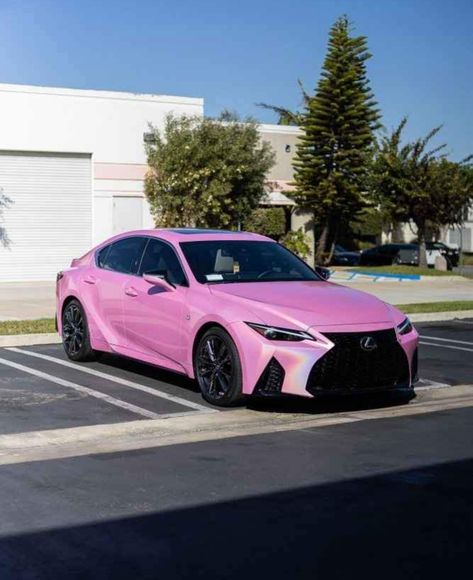 Pink Lexus Is250, Girly Car Wraps, Pink Lexus, Pink Chevy, Dream Cars Lexus, Pink Cars, Girly Car, Future Cars, Dream Cars Jeep