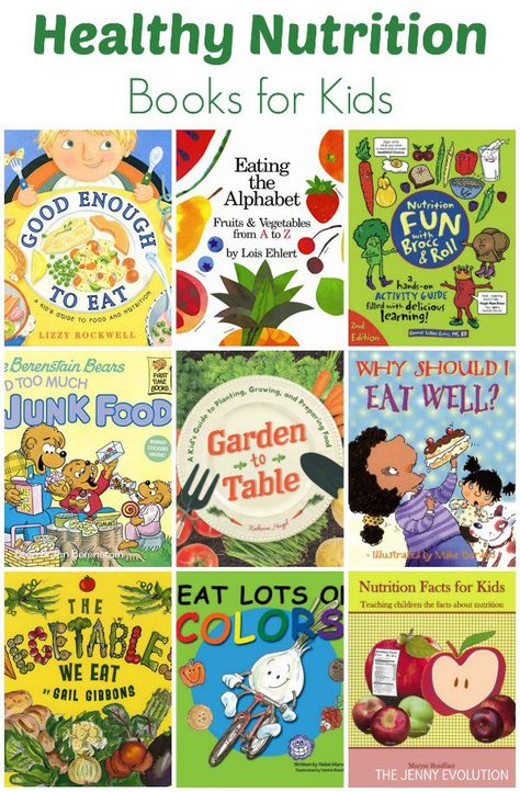 Healthy Nutrition Books for Kids + Nutrition Unit Study! Nutrition Books, Nutrition Activities, Sport Nutrition, Vegan Fitness, Healthy Eating For Kids, Books For Kids, Nutrition Education, Proper Nutrition, Study Unit