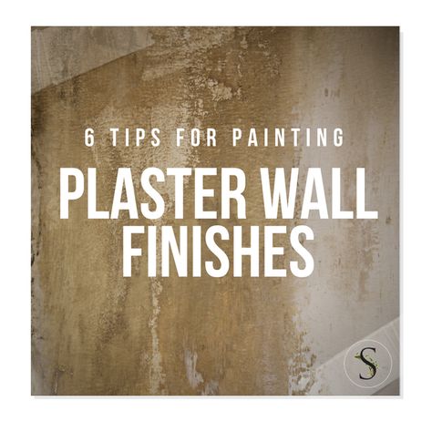 6 Tips For Painting Plaster Wall Finishes Painting Plaster Walls, Plaster Walls Diy, How To Make Plaster, Faux Finish Painting, Paris Wall Decor, Tips For Painting, Venetian Plaster Walls, Plaster Paint, Wall Painting Techniques