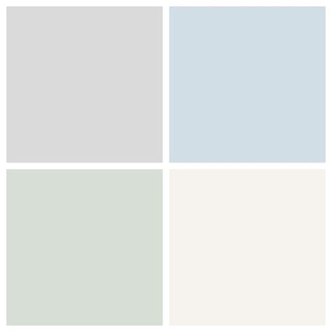 Nursery color scheme - this would totally go with elephants! Light Green And Grey Nursery, Sage Green And Dusty Blue Nursery, Light Blue And Green Nursery, Baby Boy Color Schemes, Blue Nursery Colors, Light Blue Nursery Girl, Nursery Color Palette Boy, Baby Boy Nursery Color Schemes, Blue And Green Nursery Boy