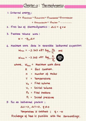 Biology Simplified Tamil: Chemistry Formulae Thermodynamics Chemistry Short Notes, Neet Chemistry Formula Sheet, Formula Sheet Of Thermodynamics Chemistry, Thermodynamics Chemistry Formula, Thermodynamics Formula Sheet, Class 11 Chemistry Formula Sheet, Thermodynamics Chemistry Notes Class 11, Thermodynamics Formulas, Thermodynamics Chemistry Notes