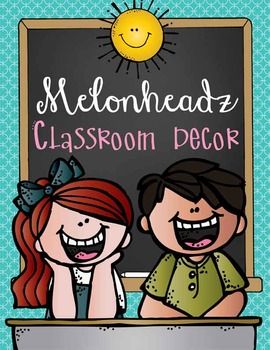 FREE!!! If you are a fan of MELONHEADZ (like me) you will love this classroom decor set. This set includes the following: * Student Binder cover and Teacher Binder cover * Stationary and Thank You cards * How We Go Home - clip chart * Behavior Clip Chart * Today is a GREAT DAY to learn something new! (Medium Banner) * Before you speak, T –H-I-N-K (Large Banner) * In our class . . . (X– Large Banner) Melonheadz Clipart Teachers, Teacher Binder Cover, Clip Chart Behavior, Student Binder Covers, Organization Classroom, Today Is A Great Day, Student Binders, Behavior Clip Charts, Clip Chart