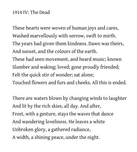 ¤ Poet Ponderings ¤ poetry, quotes haiku - Rupert Brooke | Nineteen-Fourteen: The SoldierRupert Brooke | Nineteen-Fourteen: The Dead Emily Bronte Poems, Charlotte Bronte Poems, Robert Burns Poems, Rupert Brooke Poetry, Rupert Brooke, The Tortured Poets Department Lyrics, William Faulkner, Beautiful Poetry, Collection Of Poems