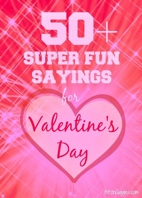 50+ Super Fun Sayings for Valentine's Day: Great list with toy and food ideas to pair them with! {BitznGiggles.com} #Valentines, #sayings Valentines Sayings For Him, Valentine Sentiments For Cards, Valentines Sayings Quotes, Valentine’s Day Sayings, Valentines Sayings For Kids, Short Valentines Day Poems, Funny Valentine Sayings, Cute Valentine Quotes, Valentines Card Sayings