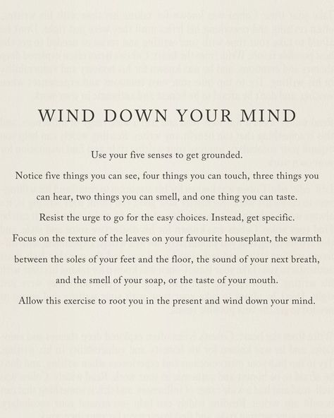 It's essential to find moments to ground yourself and unwind. Try this simple yet powerful exercise to reconnect with the present moment and close off your day. 🙏🏼 #presentmoment #grounding #mindset #winddown #innerpeace #peaceful #mindset #calm #advice #wellness #holisticwellness Quotes About Grounding Yourself, Grounding Quotes, Grounding Yourself, Ground Yourself, The Present Moment, Present Moment, Yoga Quotes, Holistic Wellness, The Present