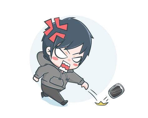 Cute boy wearing hoodie with angry expression cartoon illustration Expression Cartoon, Angry Expression, Chibi Boy, Cute Anime Chibi, Boys Wear, Boy Art, Cartoon Illustration, Anime Chibi, Anime Boy