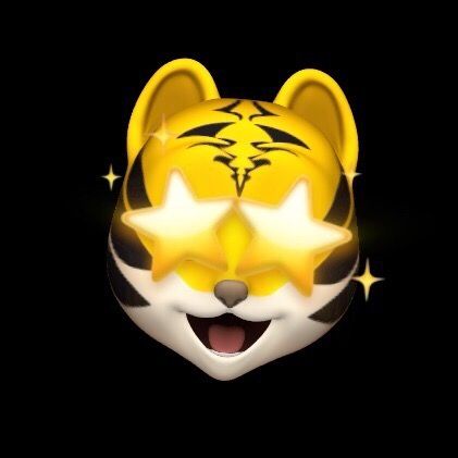 #memojigirl #emoji #ios14 #apple #appleiphone #tiger Tiger Emoji, Whatsapp Wallpaper Cute, Emoji Backgrounds, Black Quotes, Star Eyes, Iphone Wallpaper Tumblr Aesthetic, October 31, Black Wallpaper, Spooky Halloween