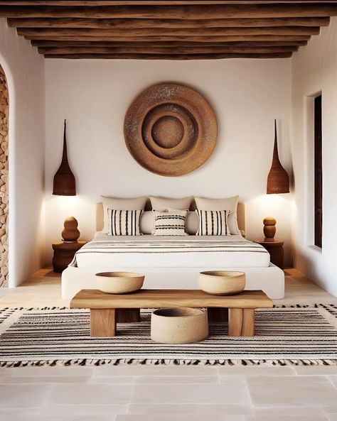 African Interior, Cozy Decor, Dream Home Design, 인테리어 디자인, Home Decor Bedroom, Bedroom Inspirations, Home Bedroom, Home Deco, Bedroom Interior