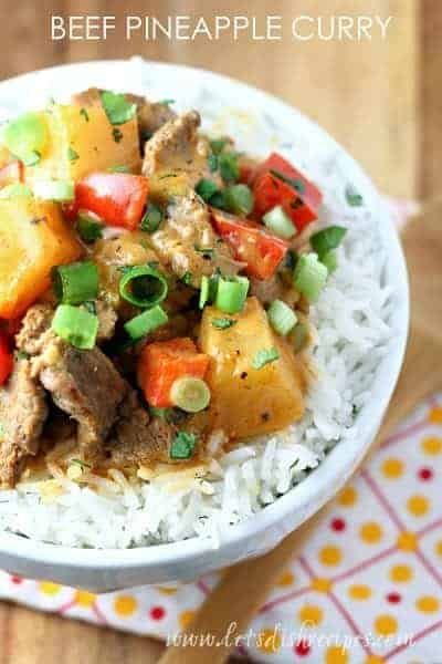 Beef Pineapple Curry Beef Pineapple, Curry With Pineapple, Pineapple Curry Recipe, Easy Peanut Chicken, Pineapple Coleslaw, Pineapple Curry, Beef Curry Recipe, Curry Food, Curry Meatballs