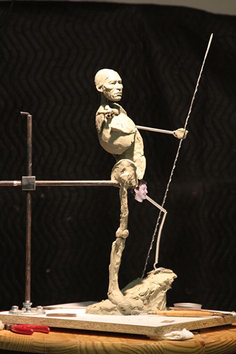 Building Armatures | Michael Trcic - Blog Armature Sculpture, Sculpting Tutorials, Anatomy Sculpture, Human Figure Sketches, Sculpture Techniques, Surreal Collage, Tech Art, Digital Portrait Art, Figure Sketching