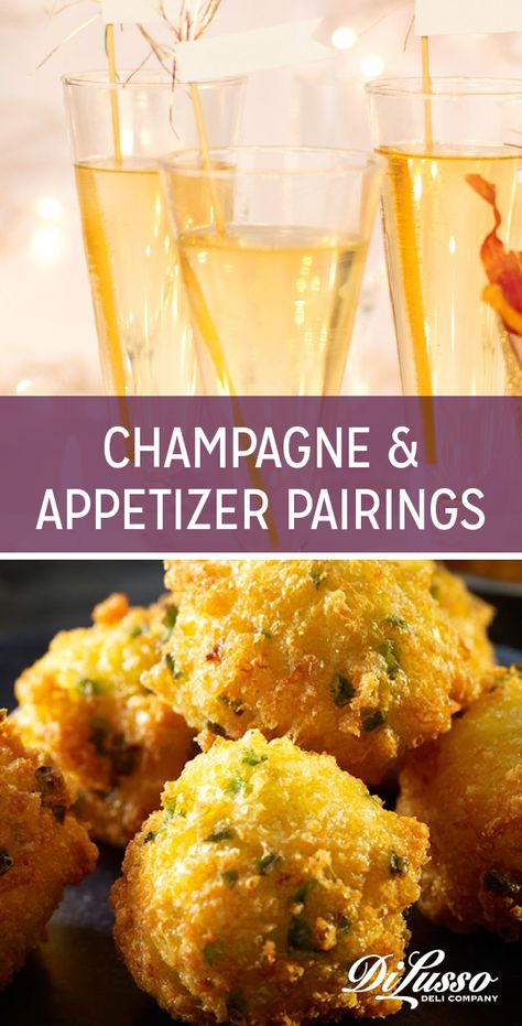 Appetizers And Champagne, Champagne And Food Pairing, Food Paired With Champagne, Food Pairing With Champagne, Serving Champagne Ideas, Champagne Party Food Ideas, Champagne Party Food, Champagne Pairings Appetizers, Champagne Snacks Pairing