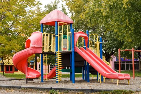 Playgrounds Aesthetic, Playground Reference, Park Playground Aesthetic, Play Ground Aesthetic, Kids Playground Ideas, Playground Drawing, School Playground Design, Playground Illustration, Playground Aesthetic