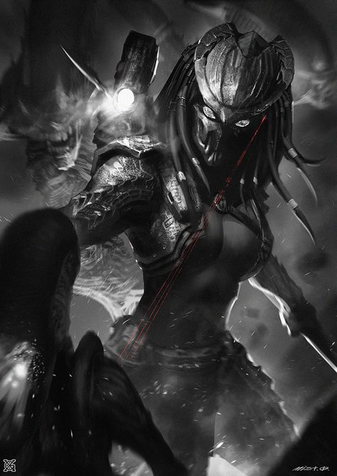 Female predator——Alien Killer , mist XG on ArtStation at… Female Yautja, Female Predator, Aliens Colonial Marines, Predator Artwork, Predator Alien Art, Predator Movie, Alien Artwork, Arte Alien, The Predator