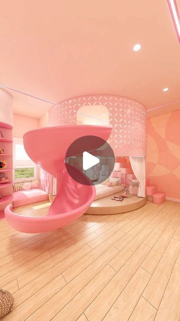 891K likes, 2,453 comments - henriq.arq on April 19, 2024: "⭐🎀 Barbie Bedroom 🎀⭐ 🌎Worldwide Service | 100% online | Quote link in bio💜 👇How does our design process work? 👇 Consultations and design process are 100% online, provide us with key elements: ✨ Design survey ✨ Room measurements ✨ Room photos or a video What happens next? We craft a tailored design proposal which you can review 3 times at each stage. Upon project completion, you receive: 🎨 3D photorealistic renders 🛍️ Clickabl Pink Room For Girls Bedrooms, Kids Girl Bedroom Ideas, Pink Rooms For Girls Bedrooms, Kids Room Ideas Girls Bedroom, Barbie Bedroom Ideas Kids, Barbie Room Ideas Bedrooms, Icarly Bedroom, Barbie Girls Room, Bed Ideas For Kids