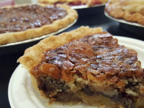 Discovering Stockholm Pie and Recipe | Real Food Traveler Wisconsin Fairy Food, Peanut Butter Fudge Pie, Stockholm Wisconsin, Tiny Pies, Fairy Food, Fudge Pie, Chocolate Pecan Pie, Pie Shop, Pies Maker