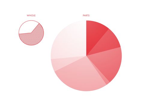 Pie Graph Design, Pie Chart Design Creative, Pie Chart Design, Pie Chart Graphic Design, Circular Diagram, Pie Chart Infographic, Circle Infographic Design Layout, Circle Graph, Pie Graph