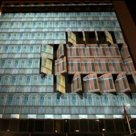 Projection Mapping Building, Video Mapping Projection, 3d Projection Mapping, 3d Projection, Interactive Art Installation, 3d Mapping, 3d Cube, Image 3d, New Media Art