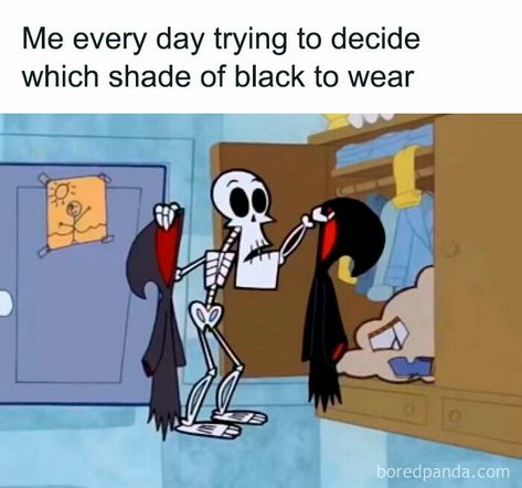 Goth Activities, Goth Humor, Funny Halloween Memes, Goth Memes, Spooky Memes, Goth Metal, Halloween Memes, Goth Subculture, Funny Reaction