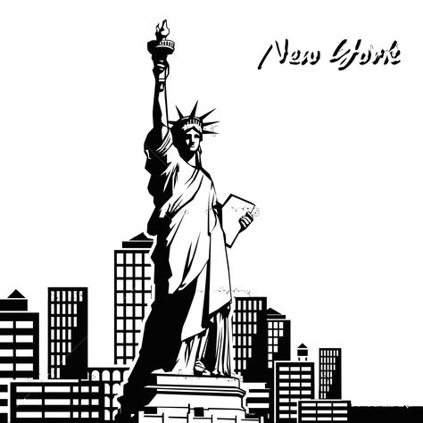 https://flic.kr/p/pNNsHt | 117 AKA2222 VINIL HOGAR NEW YORK ESTATUA DE LA LIBERTAD | Se elabora en Vinil Autoadhesivo, se ofrece en diversas medidas y precios, se despachan a todo el mundo, solicitar informacion detallada en riccardozullian.emlamira@hotmail.com #new_york #estatua_de_la_libertad #decoracion_hogar Statue Of Liberty Drawing, Angel Warrior, The Statue Of Liberty, New York Aesthetic, Flower Embroidery Designs, Forearm Tattoos, 귀여운 동물, Drawing Art, Flash Tattoo