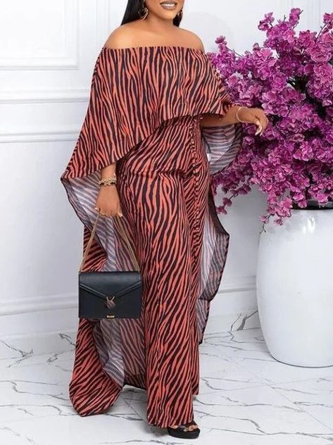 Fashion Elegant Style What's New Online Shopping Page 2 | stylewe Silk And Chiffon Styles, Trouser And Top For Ladies, Jumpsuit Ideas, Chiffon Styles, Ankara Trousers, Stylish Naija, Petite Casual, Clothes Business, Jumpsuit Fall