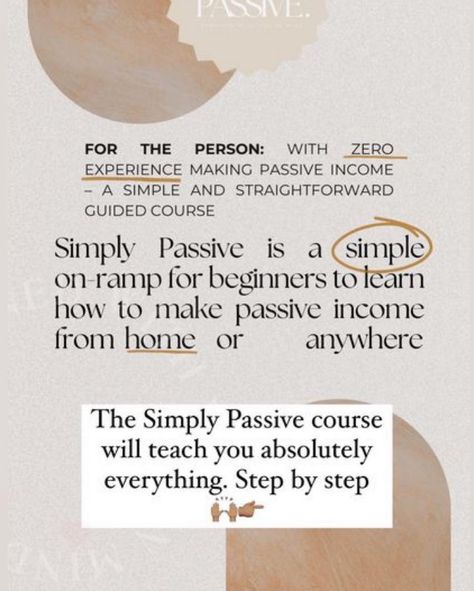 The deets ⤵️ When I first started digital marketing, I didn’t know where to start. There are a ton of courses out there. I took a leap of faith and purchased Simply Passive. It has given me the ability to make money from home AND set me up for future success 💰 You don’t need any experience to start. ANYONE can do this with hard work and a desire to succeed. Ready? Comment, “Simply” and I’ll send you the link to learn more about the course that changed everything ✨ #digitalproducts #pa... Simply Passive, A Leap Of Faith, Leap Of Faith, Money From Home, Make Money From Home, Hard Work, Make Money, Work Hard, From Home