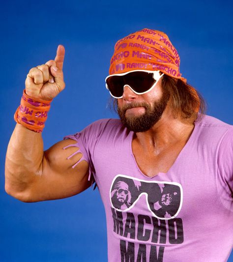 Randy "Macho Man" Savage Famous Wrestlers, Wwf Superstars, Randy Savage, Macho Man Randy Savage, Watch Wrestling, Wrestling Stars, Wwe Legends, Pro Wrestler, Wrestling Superstars