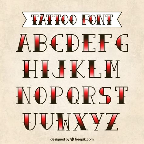 Tattoo typography. Download thousands of free vectors on Freepik, the finder with more than a million free graphic resources Tattoo Typography, Tattoo Font Styles, Tattoo Name Fonts, Tattoo Script Fonts, Tattoo Fonts Alphabet, Tattoo Fonts Cursive, Typography Tattoo, Typography Alphabet, Old School Tattoo Designs