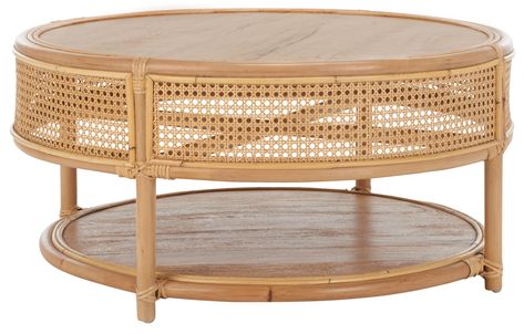 You'll love the Rodanthe Solid Wood Top Coffee Table at Wayfair Canada - Great Deals on all Furniture products with Free Shipping on most stuff, even the big stuff. Shelf Coffee Table, Safavieh Furniture, Round Wood Coffee Table, Floor Shelf, Caned Headboard, Rattan Coffee Table, Kravet Fabrics, Circular Table, Contemporary Bedroom Decor