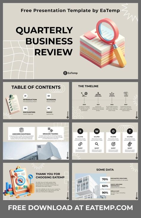 Quarterly Business Review 13 Quarterly Business Review, Business Review, Google Slides Theme, Business Reviews, The Encounter, Business Templates, Google Slides Themes, Template Google, Slides Template