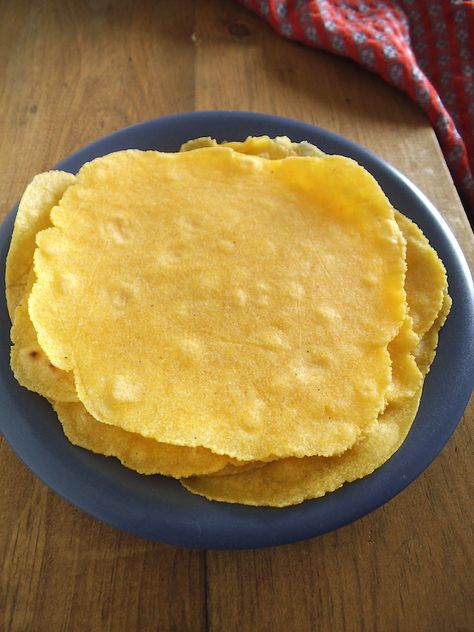 Fresh Cornmeal Tortillas Cornmeal Tortillas Recipe, Cornmeal Tortillas, Make Corn Tortillas, Corn Tostadas, Allergy Free Baking, Corn Tortilla Recipes, Daniel Fast Recipes, Corn Meal, Tortilla Recipe