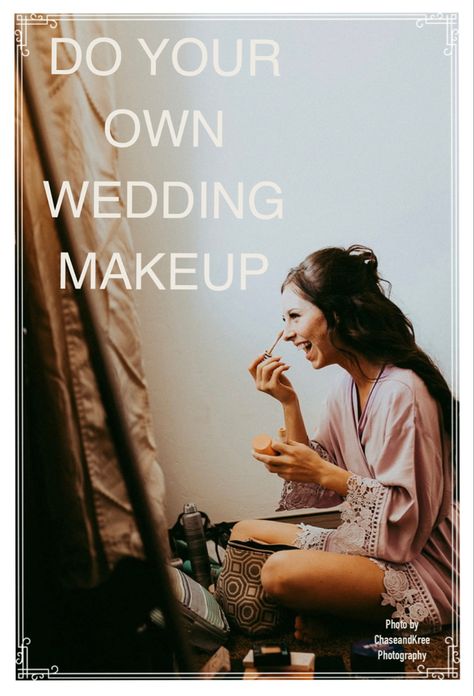 Wedding makeup, makeup products, do your own makeup, wedding day makeup Wedding Makeup Products, Do Your Own Wedding Makeup, Bride Makeup Tutorial, Diy Bridal Makeup, Makeup For Wedding, Diy Wedding Makeup, Too Faced Natural Eyes, Wedding Makeup Tutorial, Wedding Makeup Tips