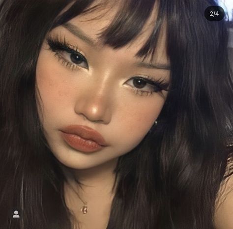 Makeup Asia, Teknik Makeup, Latina Makeup, Soft Makeup Looks, Doll Eye Makeup, Pretty Makeup Looks, Swag Makeup, Dope Makeup, Cute Makeup Looks